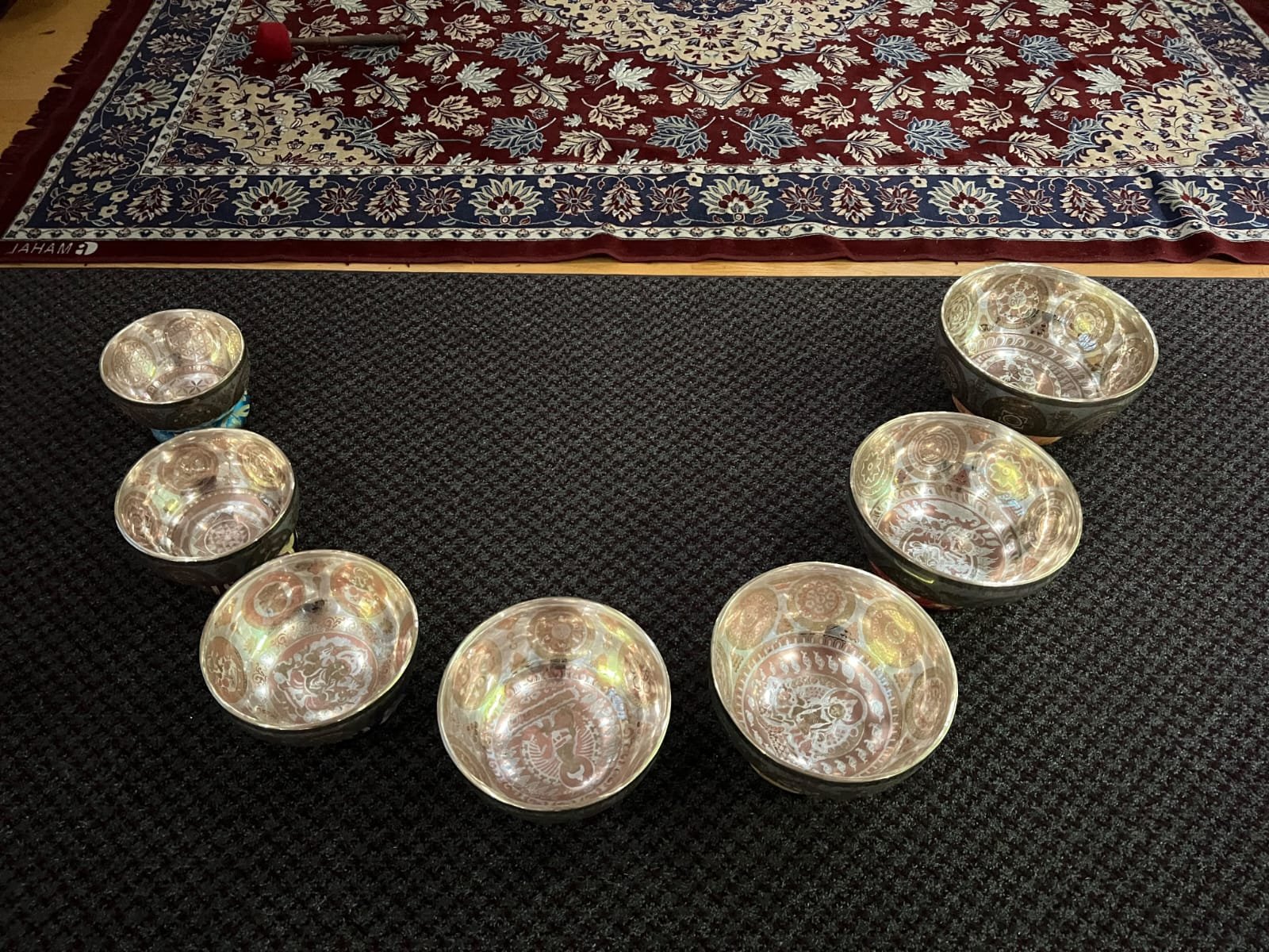  Himalayan Handmade Thangka Art Singing Bowl – gallery photo 12