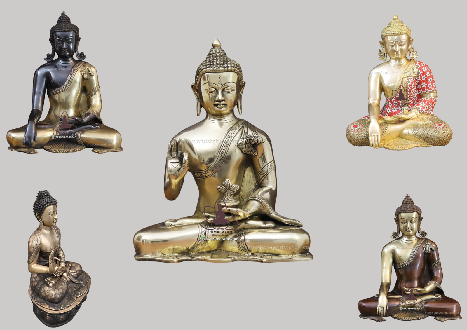 Lord Buddha and Handmade Brass Buddha Statues from Nepal