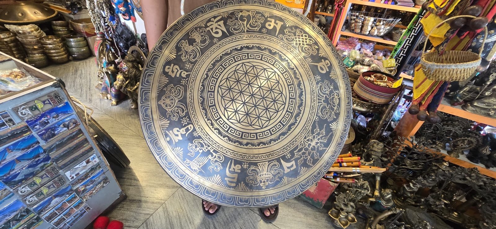 Himalayan Tam Tam – Handmade 7-Metal Tibetan Gong