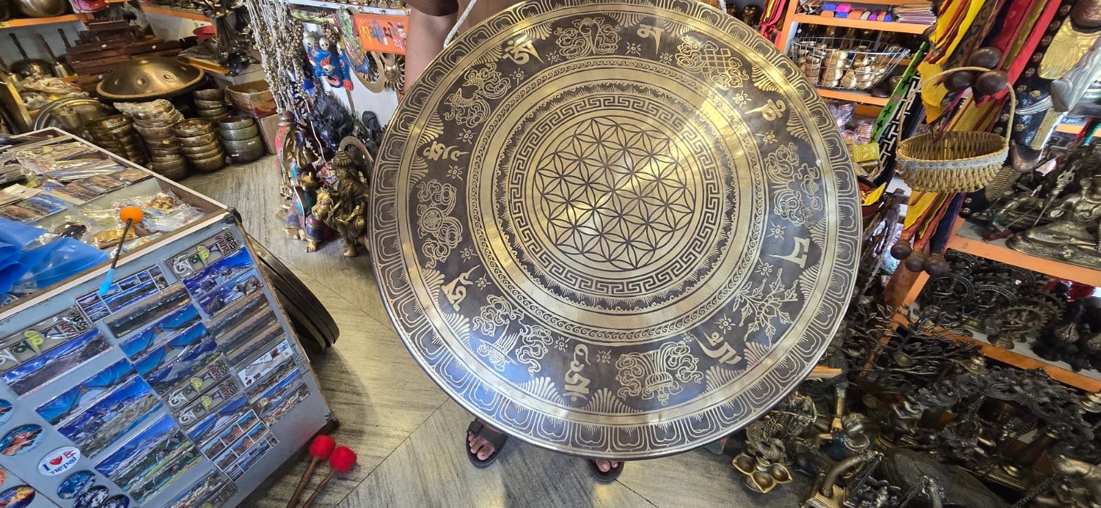 Himalayan Tam Tam – Handmade 7-Metal Tibetan Gong