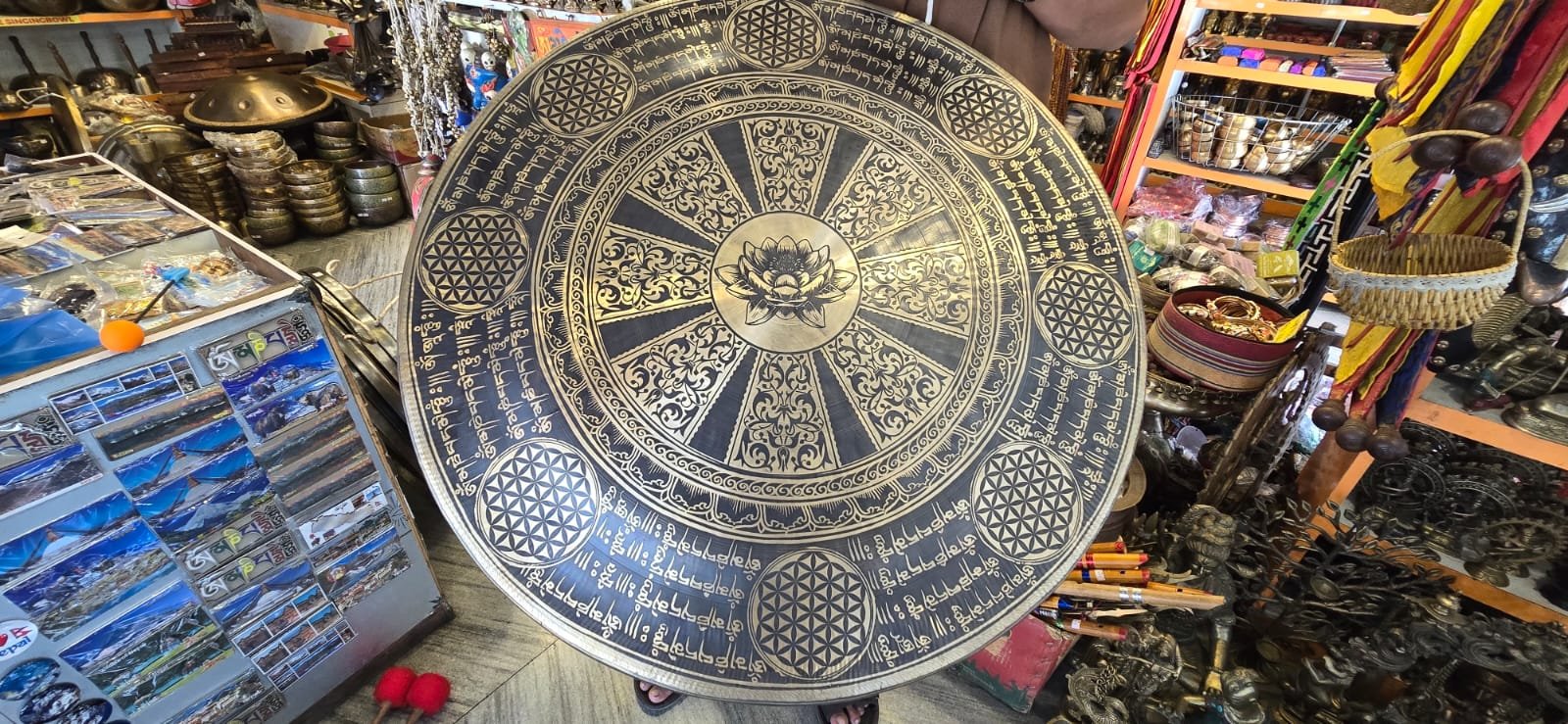 Himalayan Tam Tam – Handmade 7-Metal Tibetan Gong