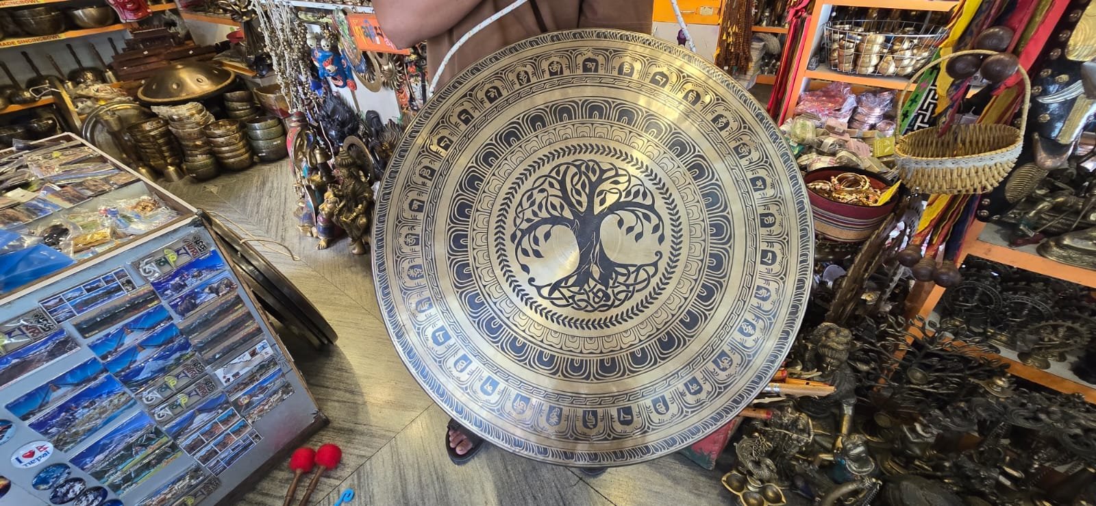 Himalayan Tam Tam – Handmade 7-Metal Tibetan Gong
